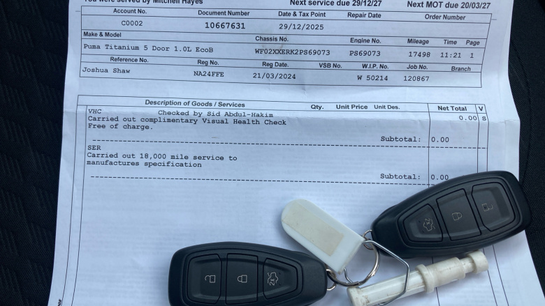 Ford Puma 1.0 EcoBoost Hybrid mHEV Titanium 5dr Petrol Hatchback